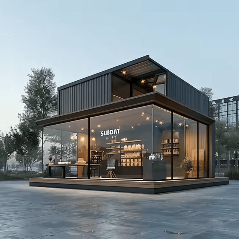 店舗用プレハブコンテナハウス