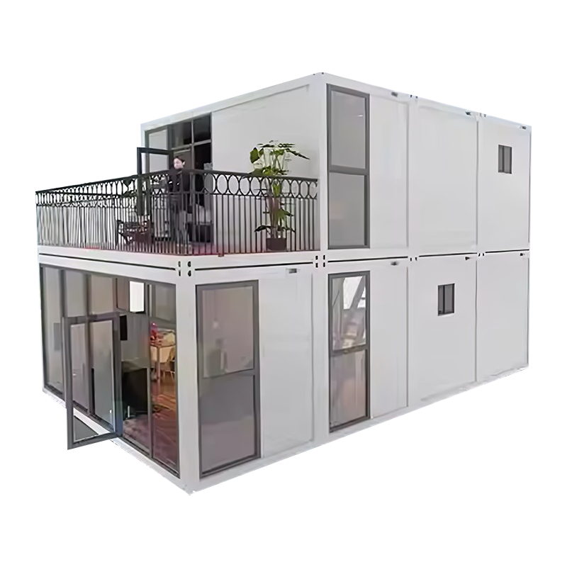 2階建てガラスコンテナハウス