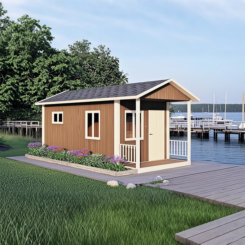 ピッチルーフ脱着式コンテナハウス